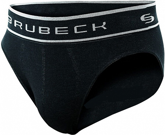 Brubeck Swisscotton Man's Sport Brief BE00350 Black