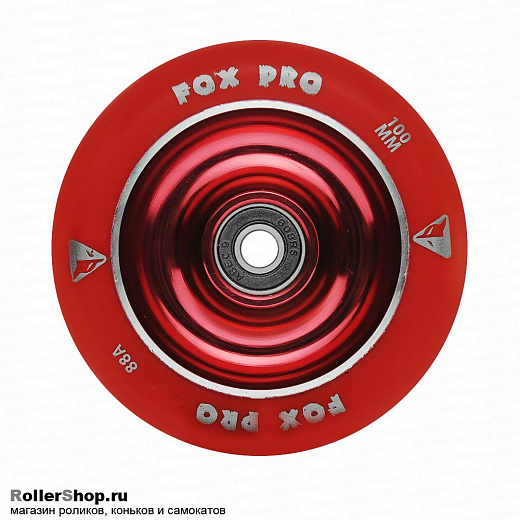 Fox Pro Колесо 100 мм. Solid Красный