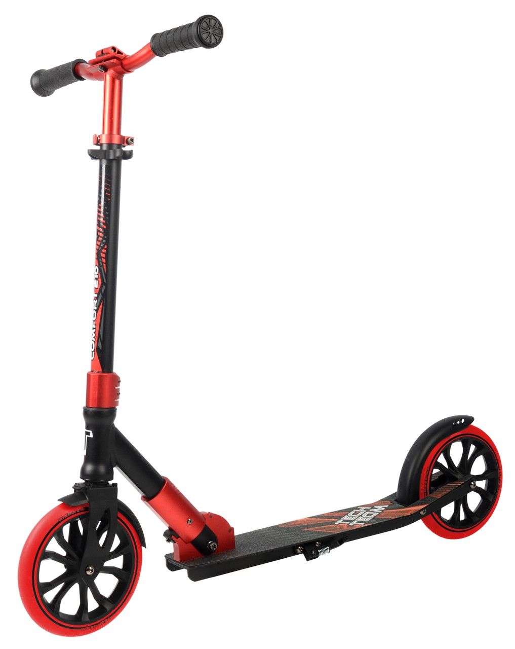 Самокат Tech Team Comfort 210R - 2022 Black/Red - купить с доставкой по ...