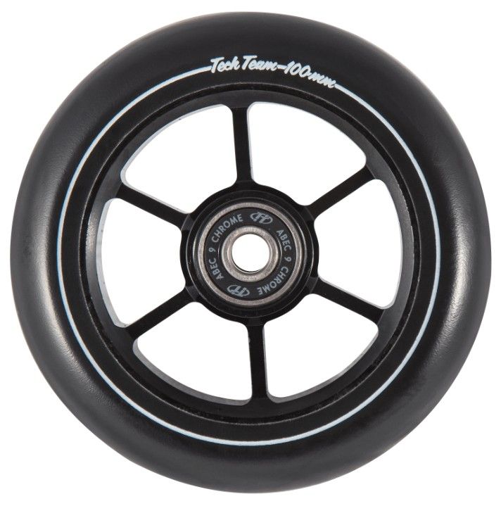 Колесо для трюкового самоката Tech Team TT 100 мм. 6RT - 2021 Black ...