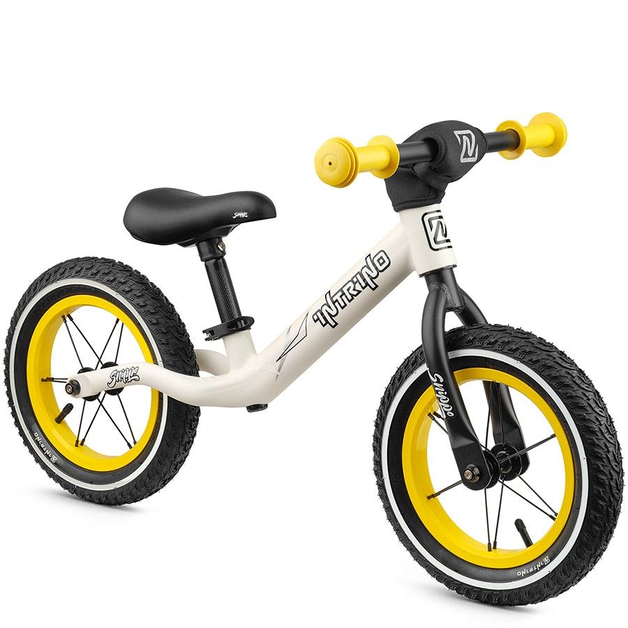 Беговел Intrino Snippo - 2021 White/Yellow, купить в Москве