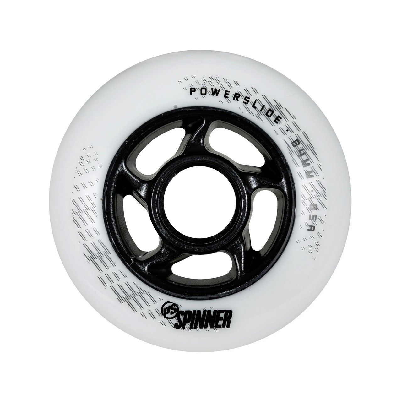 Колеса для роликовых коньков Powerslide Spinner 84mm/85A White (4 шт ...