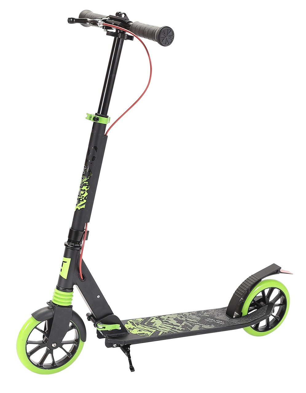 Самокат Tech Team Delta - 2023 Black/Green - купить с доставкой по ...