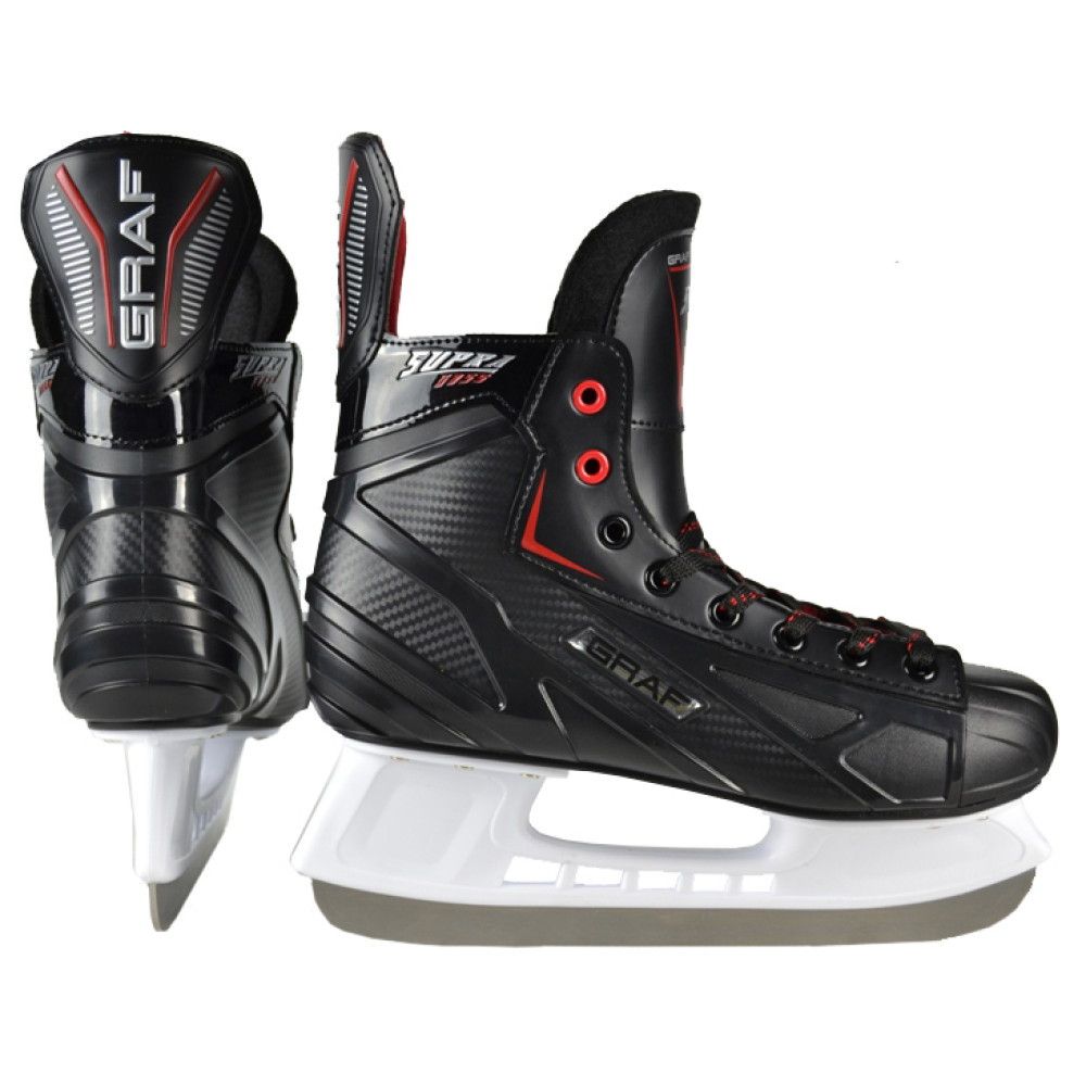 Детские хоккейные коньки Graf Supra G855 Jr Blades SH Black/Red купить ...
