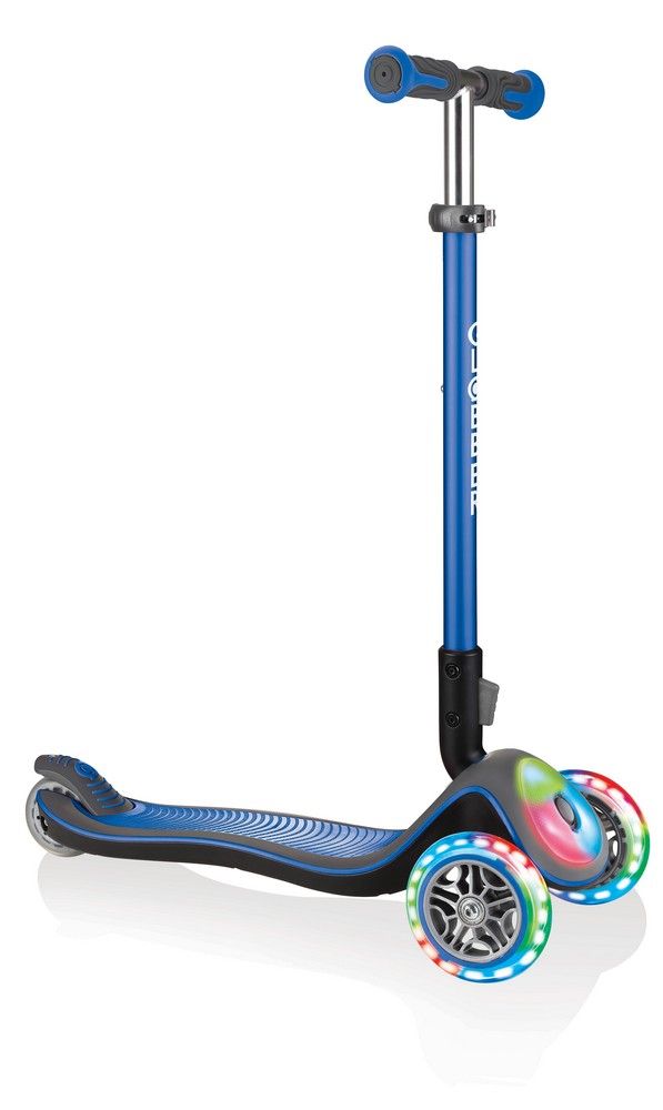 Детский самокат Globber Elite Deluxe Flash Lights - 2020 Blue ...