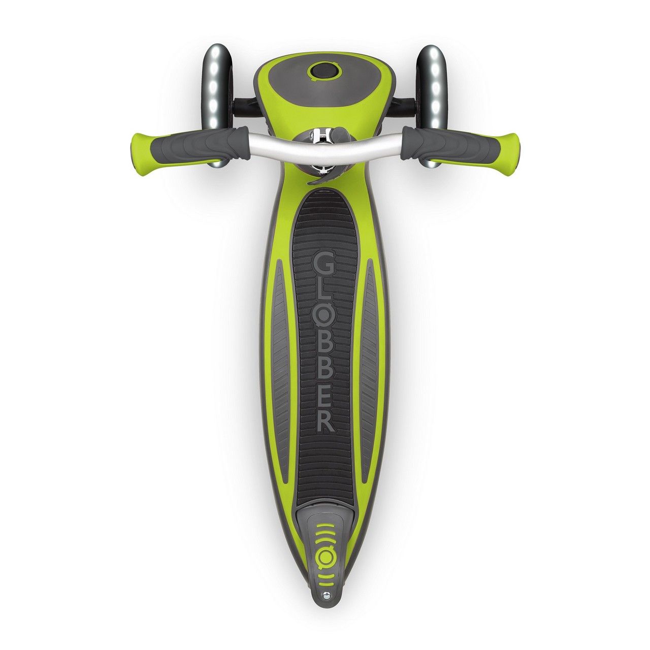 Трёхколёсный самокат Globber Master Lights Lime Green - купить с ...