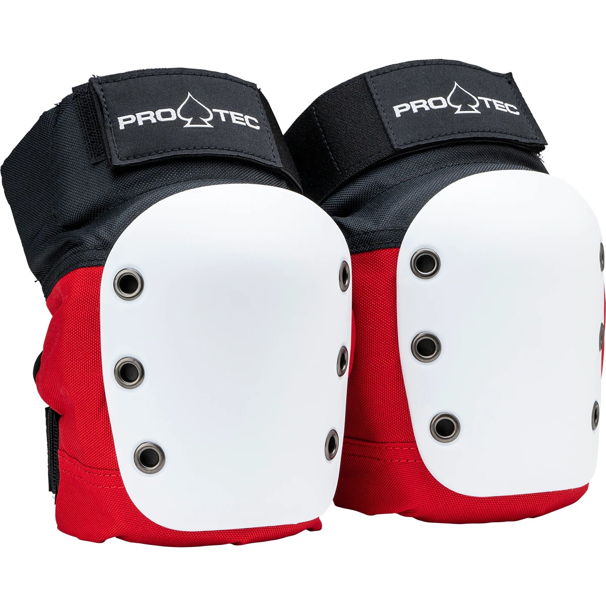 Pro Tec Street Knee Pads Red White Black