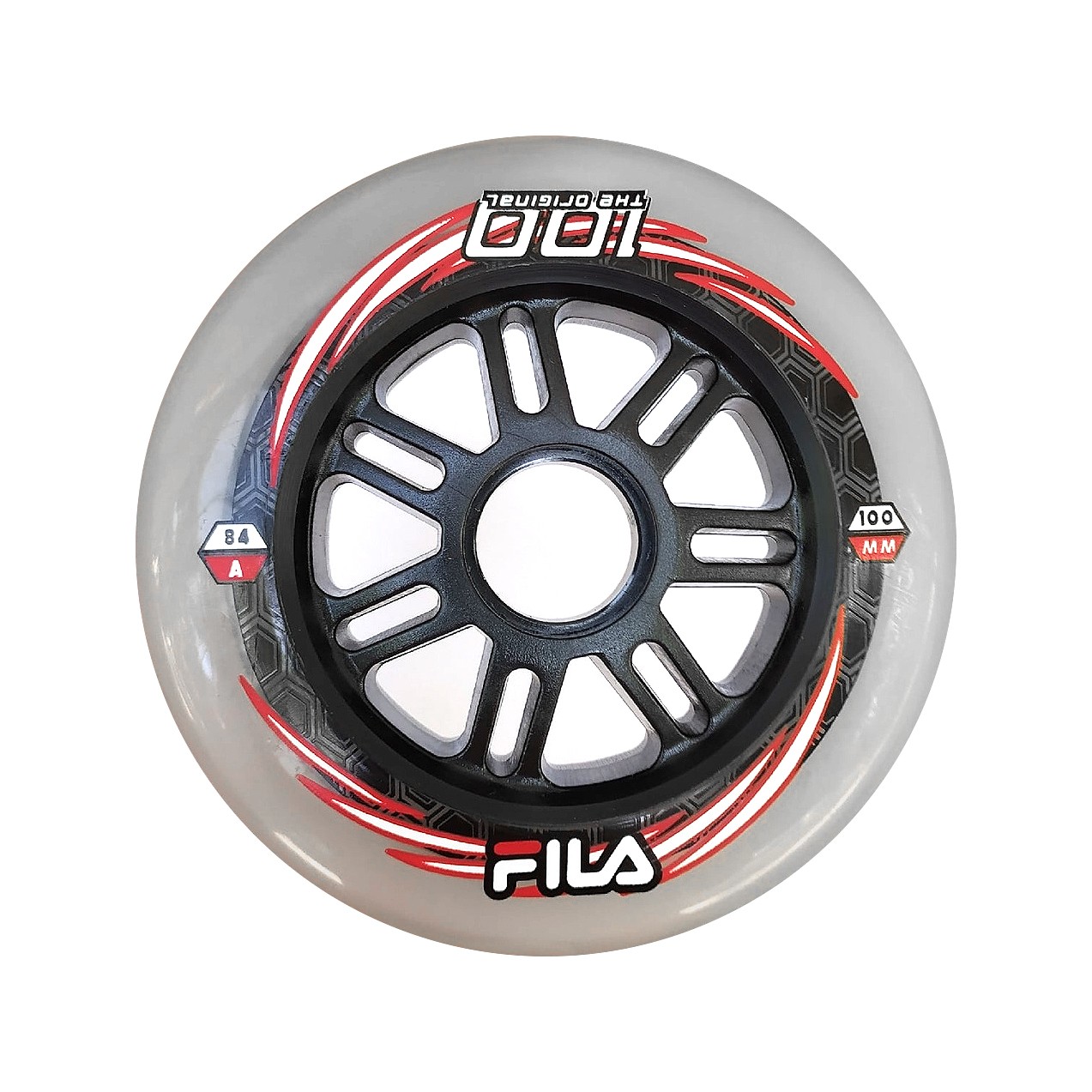 Колеса для роликовых коньков Fila 100mm/84A - Grey, 8шт., купить с ...