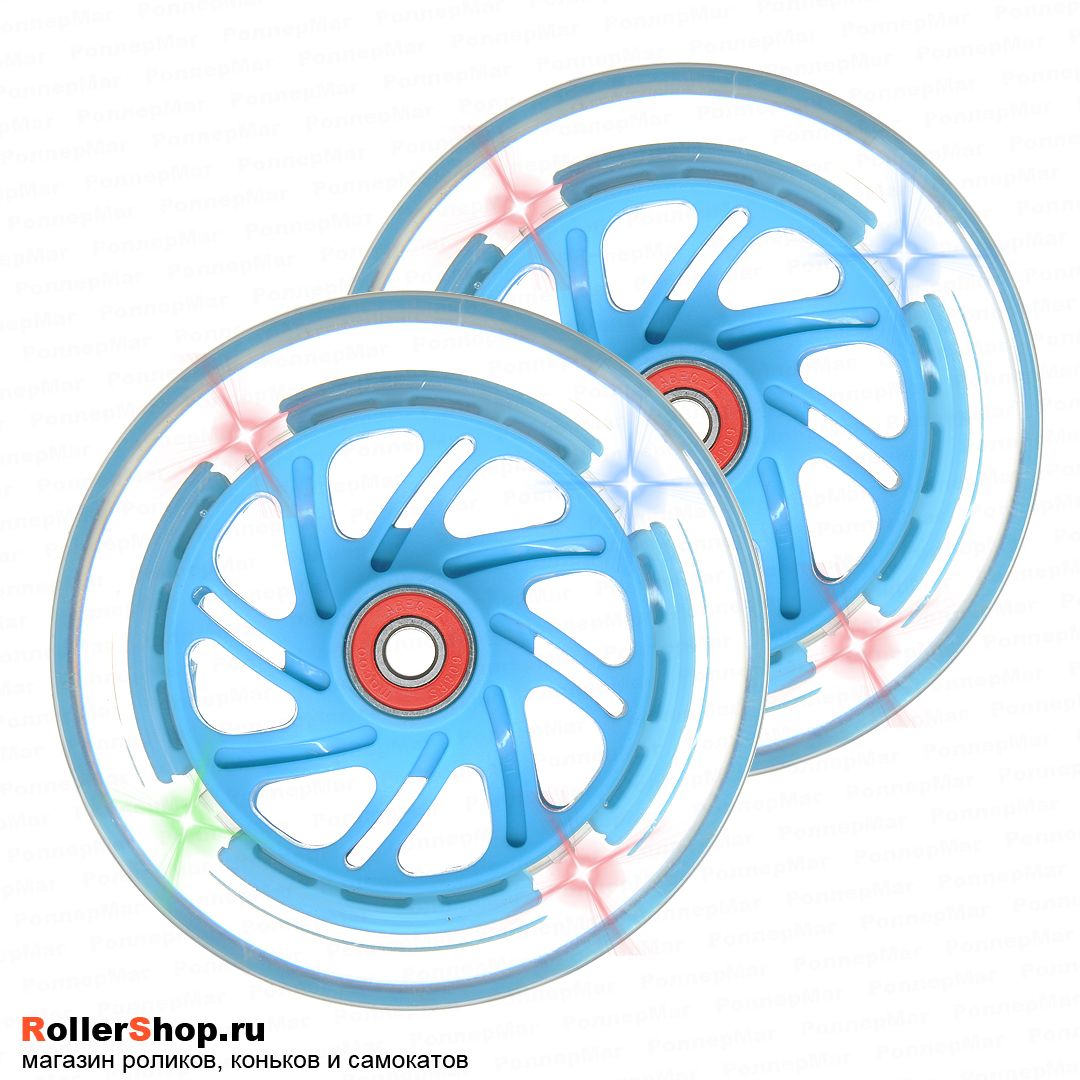 как светятся колеса на самокате