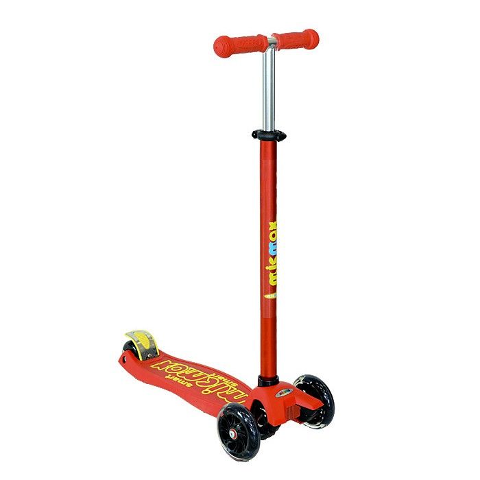 Трёхколёсный самокат Micmax Smart - Red - купить с доставкой по Москве ...