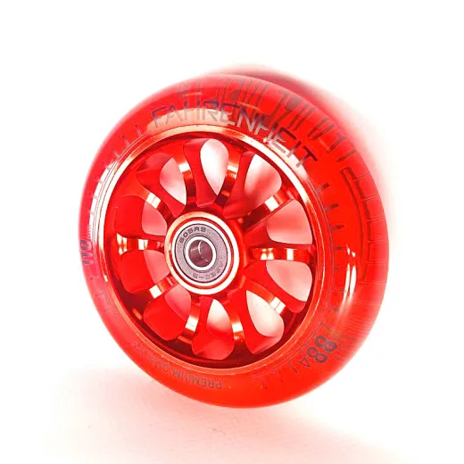 Fahrenheit 110*24 mm 10-Spoked, красный / прозрачный красный