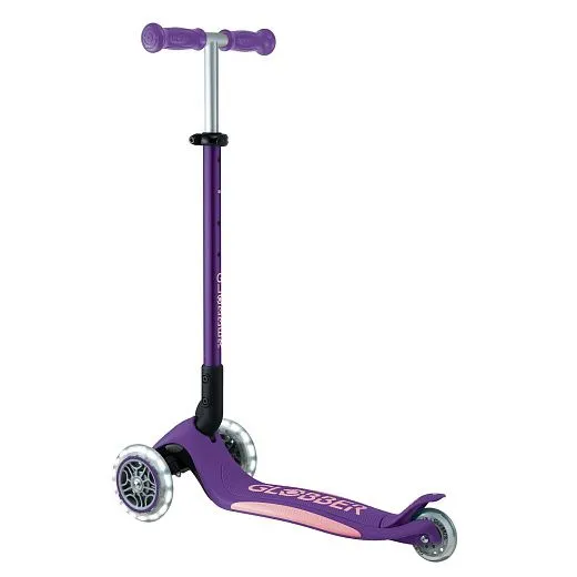 Globber Primo Foldable Plus Lights V2 - Purple
