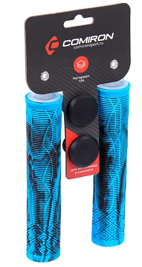 Comiron Grips 160 мм., TPE, 2 шт, голубые\черные Comiron Grips 160 мм., TPE, 2 шт, голубые\черные
