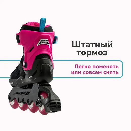 Rollerblade Microblade Free - 2022 Black/Pink