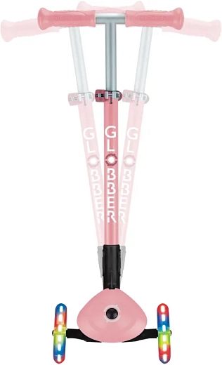 Globber Primo Foldable Lights Pastel Pink (432-211-3)