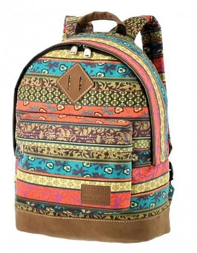 Asgard Р-5437 ЭтноПолосы Беж-бирюз-кирпич