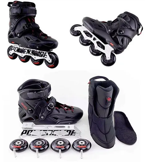Powerslide Imperial Black 80 Black/Red Powerslide Imperial Black 80 Black/Red