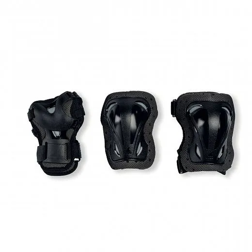 Rollerblade Skate Gear Junior 3-Pack - Black Rollerblade Skate Gear Junior 3-Pack - Black