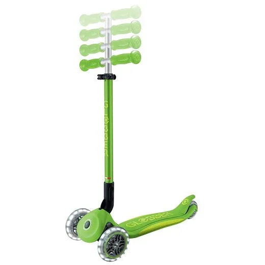 Globber Primo Foldable Plus Lights V2 - Apple Green