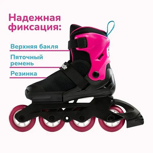 Rollerblade Microblade Free - 2022 Black/Pink