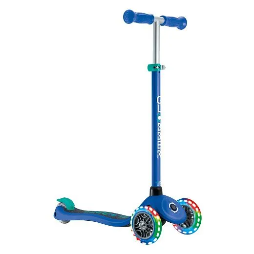 Globber Primo Lights V2 Navy Blue/Green