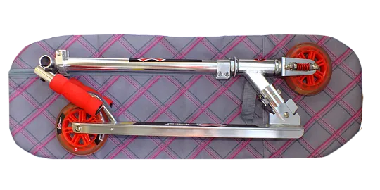 Skatebox Чехол-рюкзак для детского самоката ST1, Серо-голубой Skatebox Чехол-рюкзак для детского самоката ST1, Серо-голубой