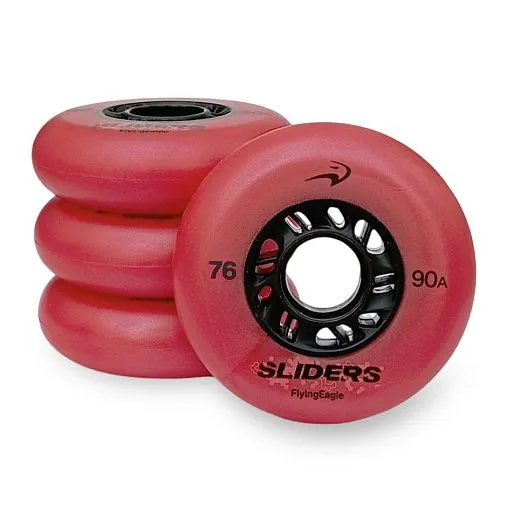 Flying Eagle Sliders 76/90А (4-pack) - Red