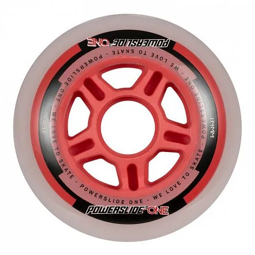 Powerslide ONE 84мм/82А + ABEC5 + Alu Spacer 8mm Powerslide ONE 84мм/82А + ABEC5 + Alu Spacer 8mm