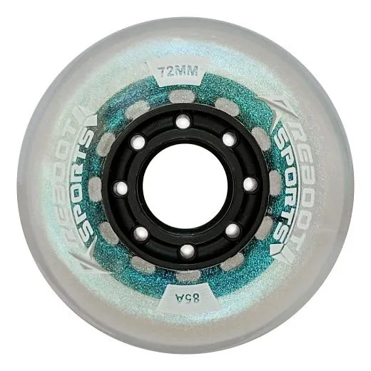 Reboot Sports 72мм/85А, синее с блестками, 1шт