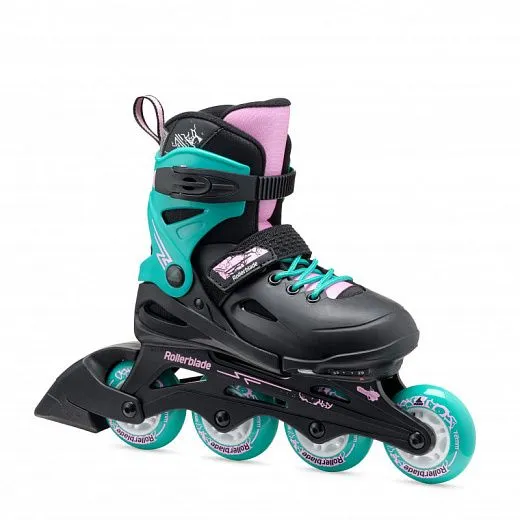 Rollerblade Fury G - 24 Black/Sea Green
