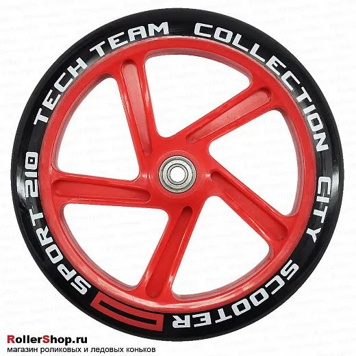 Tech Team Набор колес для самоката 200 мм. red 2шт.