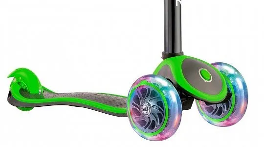 Globber My Free Up Titanium Lights Green