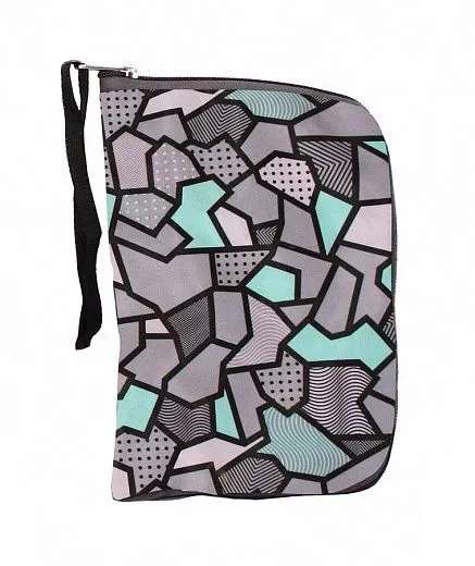 Y-scoo Чехол-портмоне для самоката 180 Бирюзовые пазлы