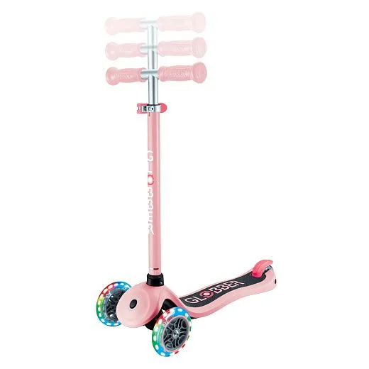 Globber Primo Lights V2 Пастельно-розовый (423-710-4) Globber Primo Lights V2 Пастельно-розовый (423-710-4)