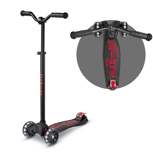 Micro Maxi Deluxe Pro LED Черно-Красный