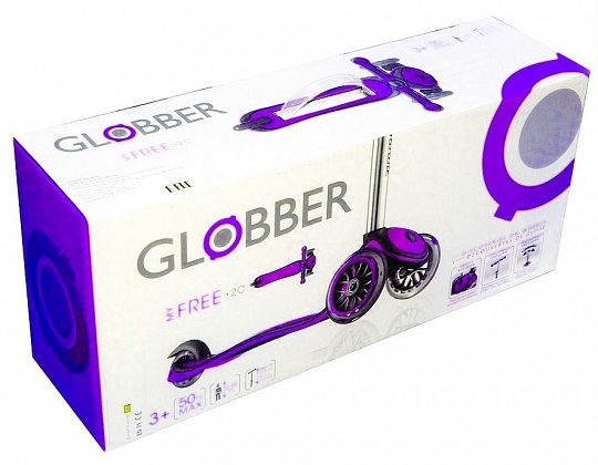 Globber My Free New Technology Purple (Y-scoo)