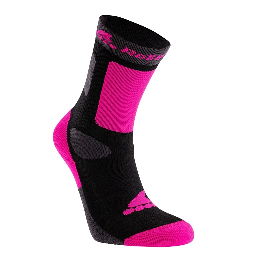 Rollerblade Kids Socks G - 2024 Black/Pink Rollerblade Kids Socks G - 2024 Black/Pink