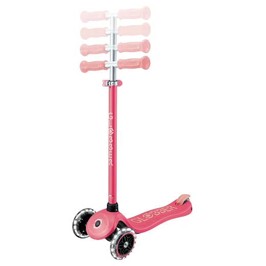 Globber Primo Plus Glow Lights - Coral Pink (443-110)