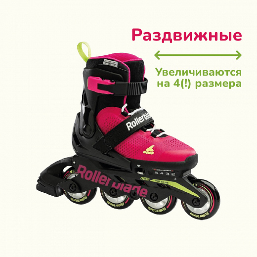 Rollerblade Microblade - 2022 Pink/Light Green