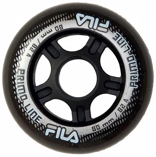 Fila wheels 80mm/82A - Black/Black, 8шт.