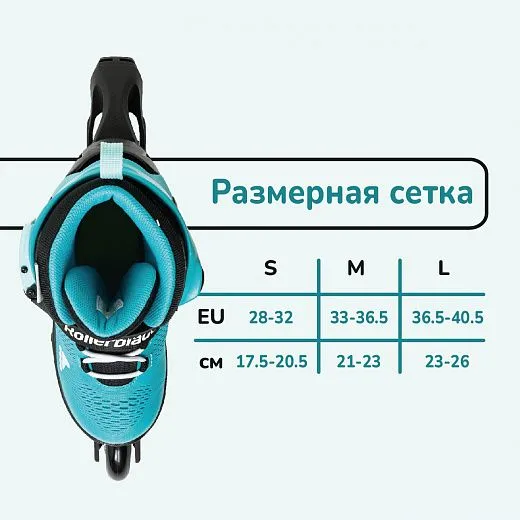 Rollerblade Microblade - 2022 Aqua/Black