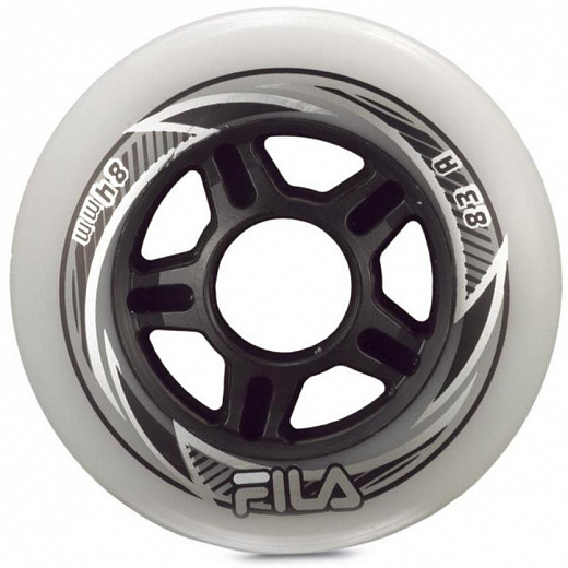 Fila wheels 84mm/83A - White, 8шт.