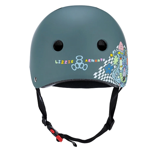 Triple 8 The Certified Sweatsaver Helmet - LIZZIE Blk/Rbr Triple 8 The Certified Sweatsaver Helmet - LIZZIE Blk/Rbr