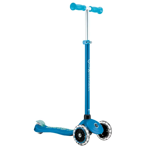 Globber Primo Plus Glow Lights - Petrol Blue (443-100)