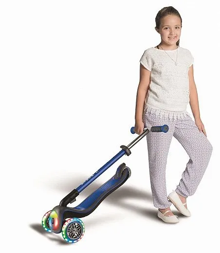 Globber Elite Deluxe Flash Lights - 2020 Blue