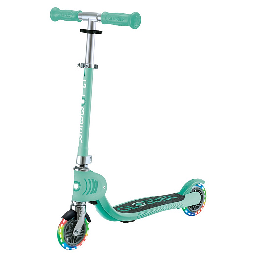 Globber Flow 125 Foldable Junior Lights - Mint