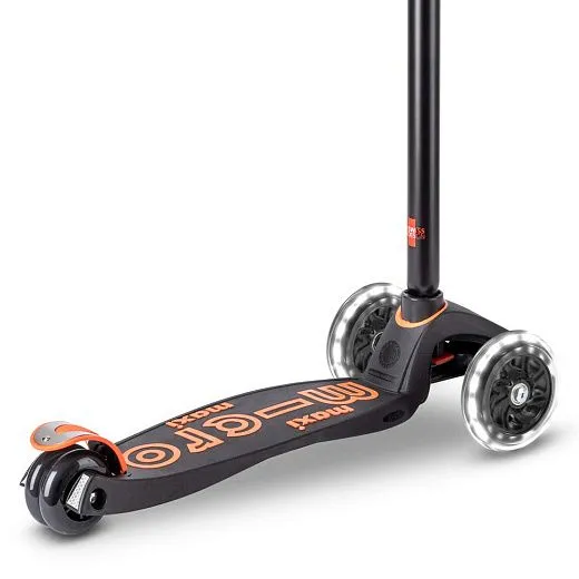 Micro Maxi Deluxe Черно-Оранжевый LED
