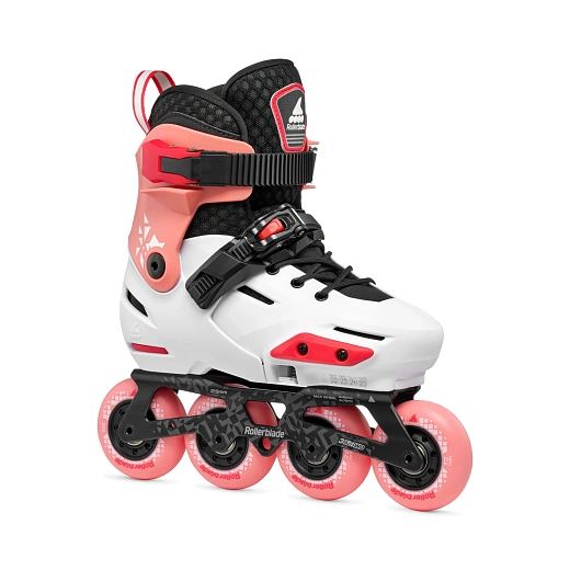 Rollerblade Apex G - 25 Platinum/Coral