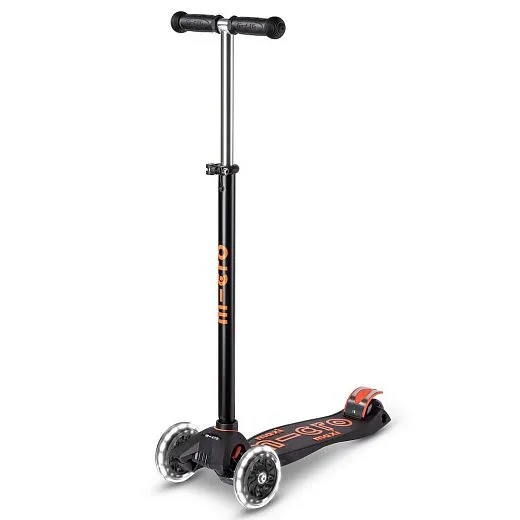 Micro Maxi Deluxe Черно-Оранжевый LED