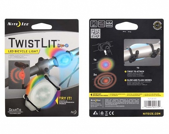 NiteIze TwistLit LED Bike Light Disco